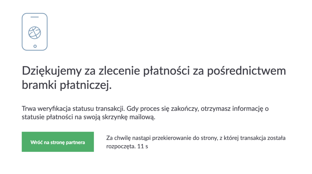 Potwierdzenie płatności