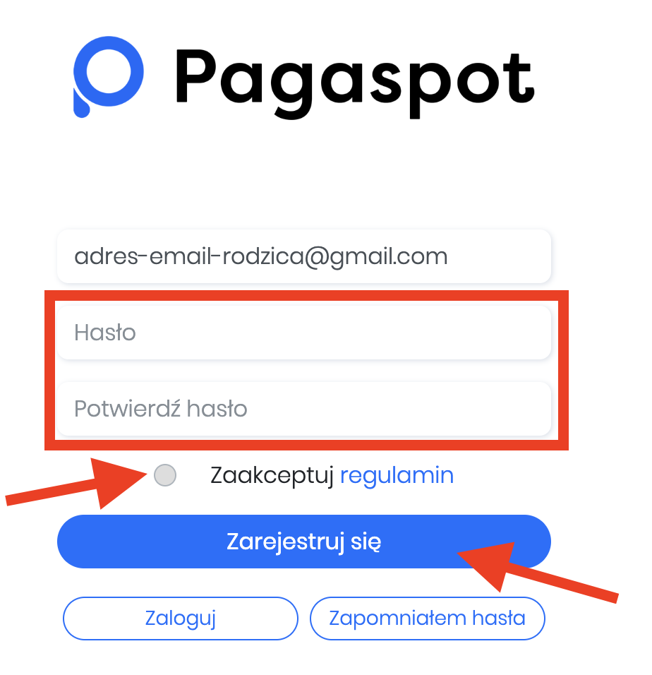 rejestracja Pagaspot
